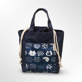 Alternative view of Túi Đựng Cơm Văn Phòng Canvas Xanh Navy Lá Dẹt